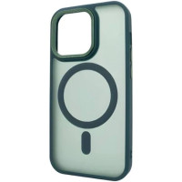 Чохол iPhone 14 Guard matte with MagSafe green