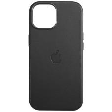 Чохол iPhone 15 Pro Max Leather Case with MagSafe black