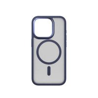 Чохол iPhone 15 Pro Momax Hybrid Lite Magnetic blue