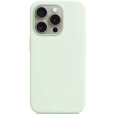 Чохол iPhone 15 Silicone Case with MagSafe soft mint