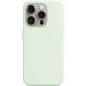 Чохол iPhone 15 Silicone Case with MagSafe soft mint
