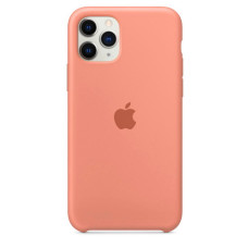 Чохол iPhone 11 Pro Max Silicone Case begonia red