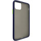 Чохол iPhone 11 Pro Matt Case Camera Lens Blue green