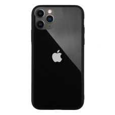 Чохол iPhone 11 Pro Max Glass Pastel Case Logo black