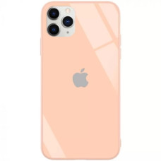Чохол iPhone 11 Pro Max Glass Pastel Case Logo pink sand