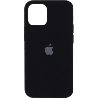 Чохол iPhone 12/12 Pro Silicone Case Full Black