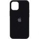 Чохол iPhone 12/12 Pro Silicone Case Full Black