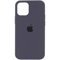 Чохол iPhone 12 Pro Max Silicone Case Full Charcoal Grey
