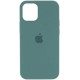 Чохол iPhone 12 Pro Max Silicone Case Full pine green