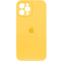 Чохол iPhone 12 Pro Max Silicone Case Full Camera Yellow