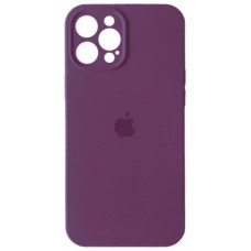 Чохол iPhone 12 Pro Max Silicone Case Full Camera Purple