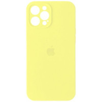 Чохол iPhone 12 Pro Silicone Case Full Camera Mellow yellow