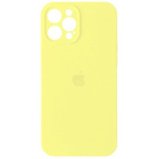 Чохол iPhone 12 Pro Silicone Case Full Camera Mellow yellow