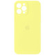 Чохол iPhone 12 Pro Silicone Case Full Camera Mellow yellow