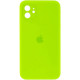 Чохол iPhone 12 Silicone Case Full Camera Juicy green