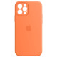 Чохол iPhone 12 Pro Silicone Case Full Camera Kumquat