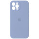 Чохол iPhone 12 Pro Silicone Case Full Camera Lilac cream