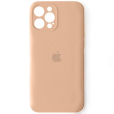 Чохол iPhone 12 Pro Silicone Case Full Camera Pink sand