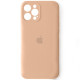 Чохол iPhone 12 Pro Silicone Case Full Camera Pink sand
