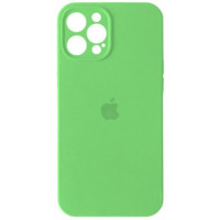 Чохол iPhone 12 Pro Silicone Case Full Camera Spearmint