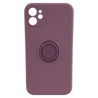Чохол iPhone 11 Silicone Case Full Camera Ring Blueberry