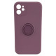 Чохол iPhone 11 Silicone Case Full Camera Ring Blueberry