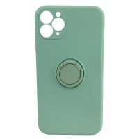 Чохол iPhone 11 Pro Silicone Case Full Camera Ring Mint