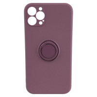 Чохол iPhone 12 Pro Silicone Case Full Camera Ring Blueberry