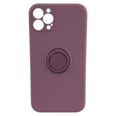 Чохол iPhone 12 Pro Silicone Case Full Camera Ring Blueberry