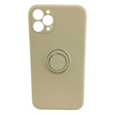 Чохол iPhone 12 Pro Silicone Case Full Camera Ring Stone