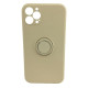 Чохол iPhone 12 Pro Silicone Case Full Camera Ring Stone