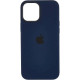 Чохол iPhone 12 Pro Max Silicone Case with MagSafe Deep Navy