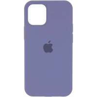 Чохол iPhone 12/12 Pro Silicone Case Full lavender gray