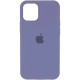 Чохол iPhone 12/12 Pro Silicone Case Full lavender gray