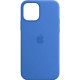 Чохол iPhone 12 Pro Max Silicone Case Full Capri Blue