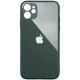 Чохол iPhone 12 Pro Glass Pastel Full Camera pine green
