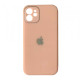 Чохол iPhone 12 Glass Pastel Full Camera Grapefruit