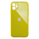 Чохол iPhone 12 Glass Pastel Full Camera Yellow
