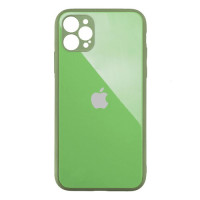 Чохол iPhone 12 Pro Glass Pastel Full Camera Mint gum