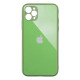 Чохол iPhone 12 Pro Glass Pastel Full Camera Mint gum