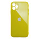 Чохол iPhone 12 Pro Glass Pastel Full Camera Yellow