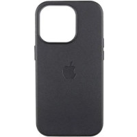 Чохол iPhone 13 Pro Leather Case with MagSafe Midnight