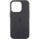 Чохол iPhone 13 Pro Leather Case with MagSafe Midnight