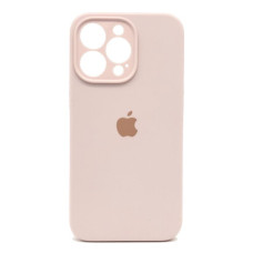 Чохол iPhone 13 Pro Max Silicone Case Full Camera Chalk pink