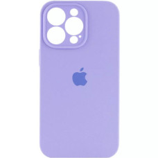 Чохол iPhone 13 Silicone Case Full Camera Lilac cream