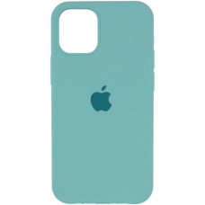 Чохол iPhone 12 Pro Max Silicone Case Full marine green