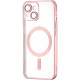 Чохол iPhone 14 Plus Crystal Case Full Camera with MagSafe pink