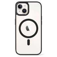 Чохол iPhone 14 Plus Crystal Case with MagSafe black