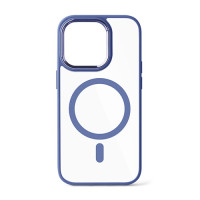 Чохол iPhone 14 Plus Crystal Case with MagSafe blue
