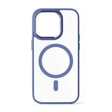 Чохол iPhone 14 Plus Crystal Case with MagSafe blue